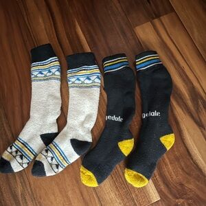 Bridgedale Kid's Ski Merino Endurance OTC Socks 2-Pack medium size 13-2